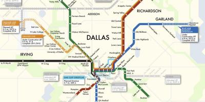 نقشه دالاس مترو